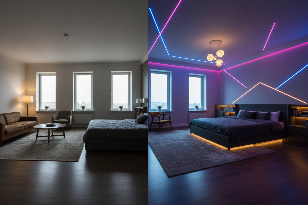 make it more exciting with a bigger room and more inviting